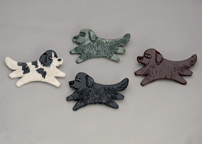 Ceramic Newfoundland Pin
