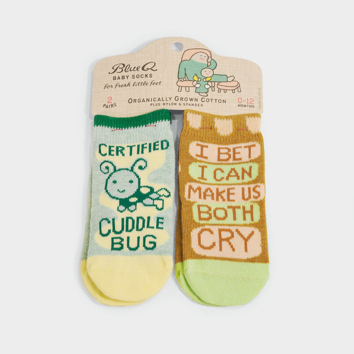 Cuddle Bug/Both Cry Baby Baby Socks