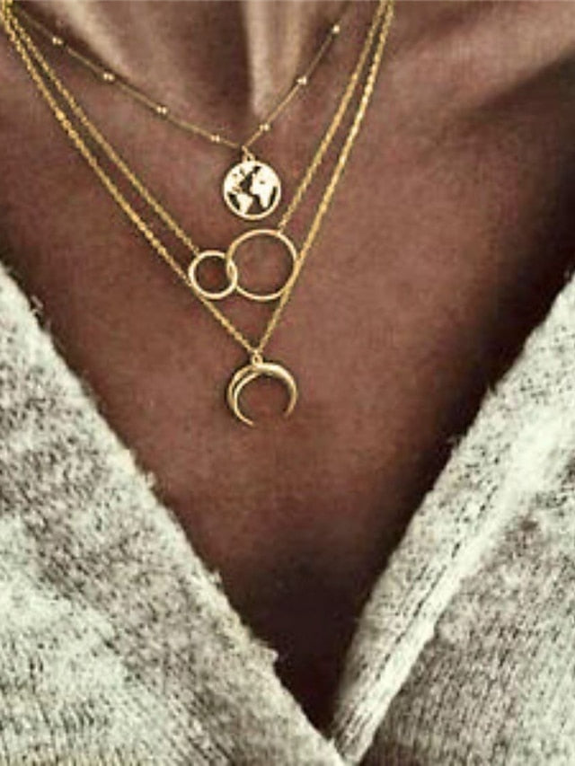 necklace Chic & Modern Street Geometry Necklaces / Gold / Silver / Fall / Winter / Spring for Women