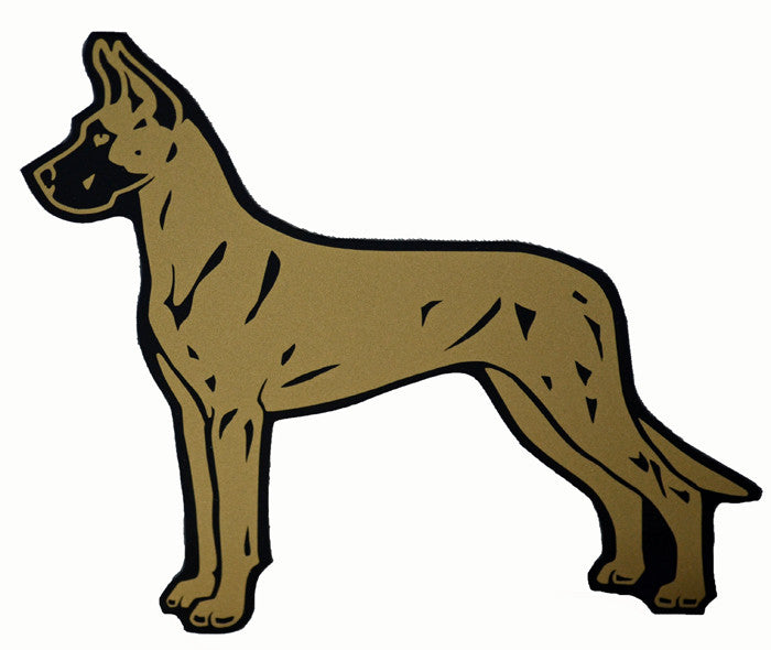 Great Dane Fawn- Decal