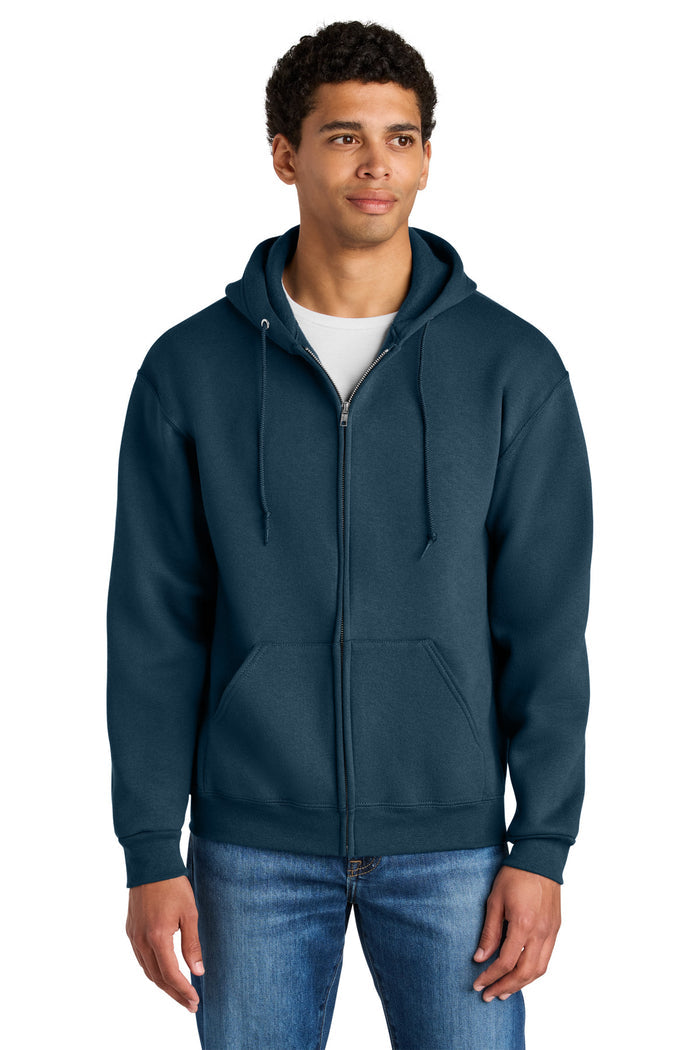 Jerzees Rugged™ Unisex Full-Zip Hooded Sweatshirt Z12M