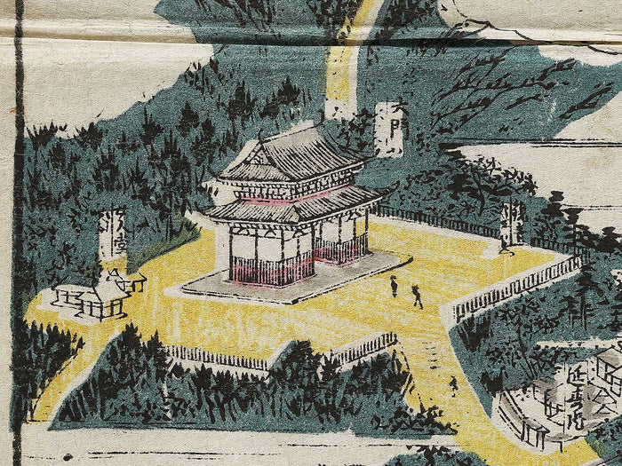 Koyasan ryakuzu by Asai Koei / BJ324-303
