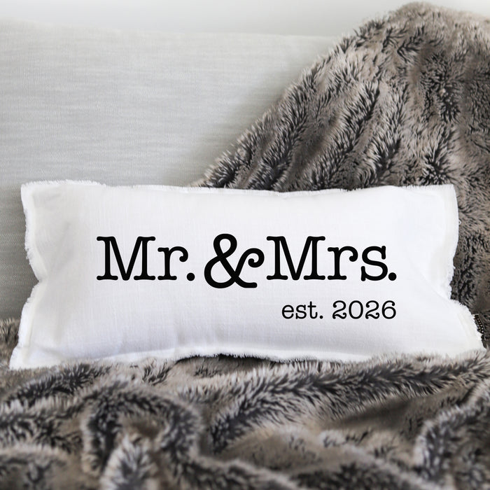MR & MRS EST 2026 - LUMBAR PILLOW