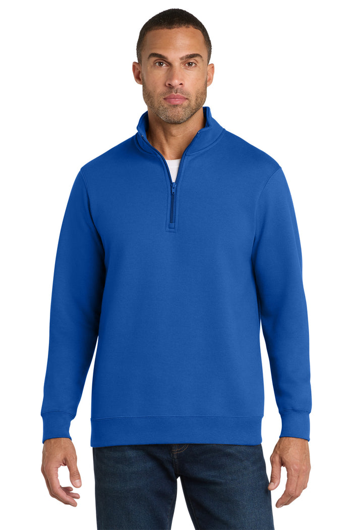Port & Co™ Fan Favorite Fleece 1/4-Zip Pullover Sweatshirt. PC850Q