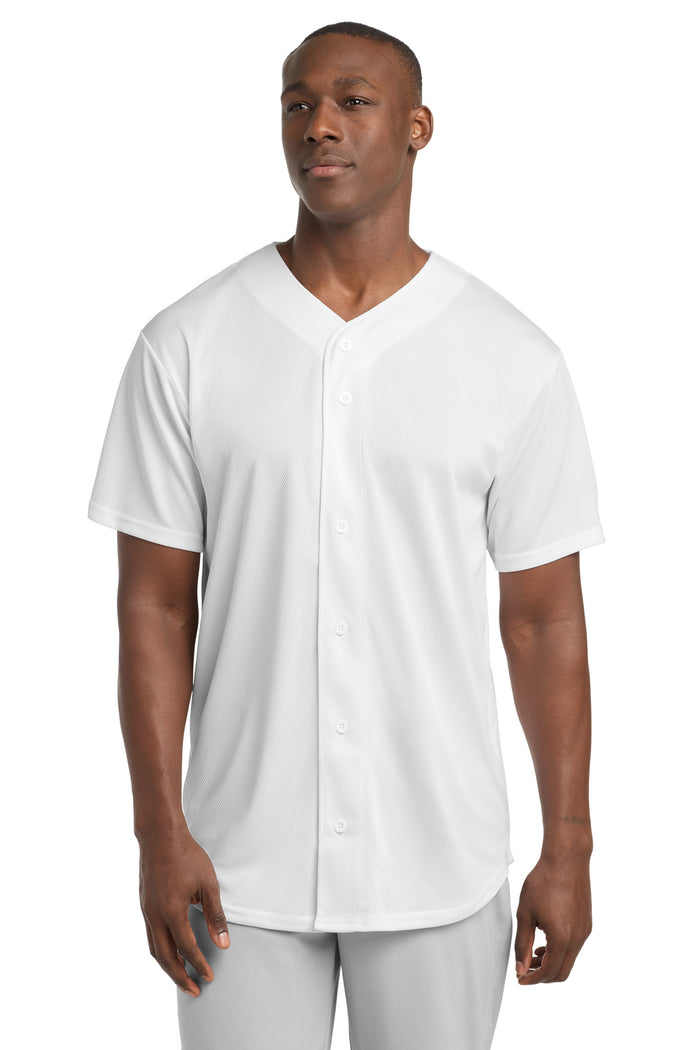 Sport-Tek® PosiCharge® Tough Mesh Full-Button Jersey. ST220
