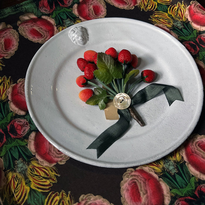 Vintage Millinery Strawberry Cluster Made in Germany