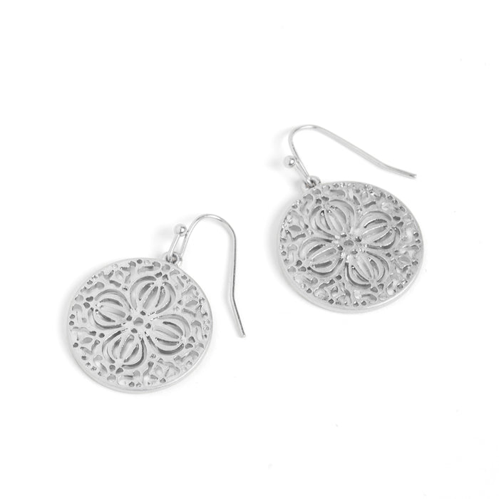 Whispers Floral Filigree Earrings