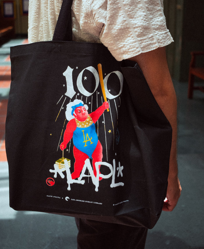 100 Years L.A. Central Library by Gajin Fujita Tote
