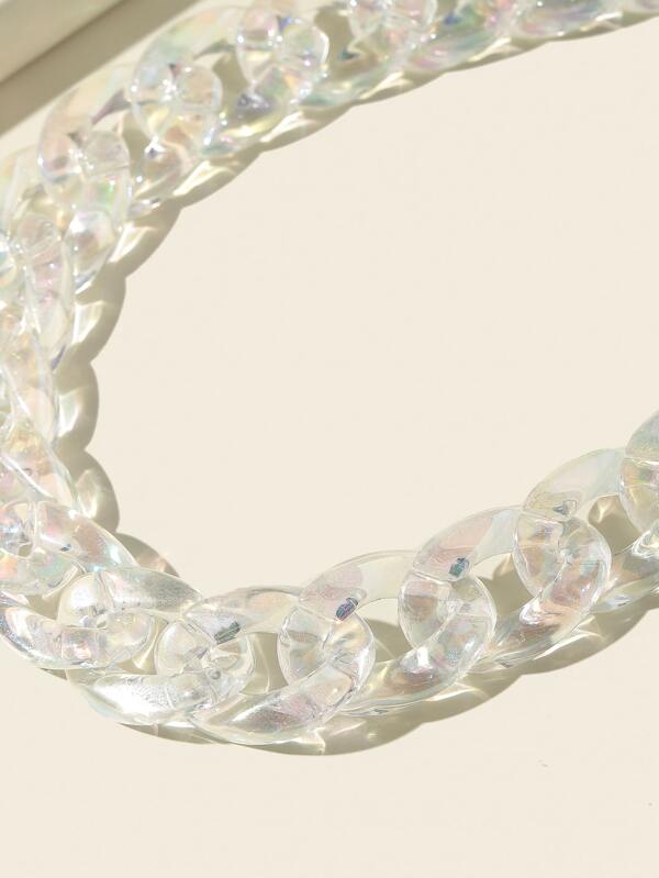 Clear Chain Necklace for Women