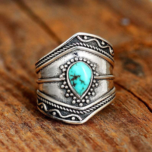 Street Solid Patchwork Asymmetrical Rings