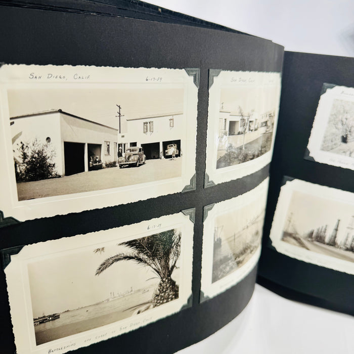 1937 to 1942 Family Photo Album Alaska Chicago Notre Dame