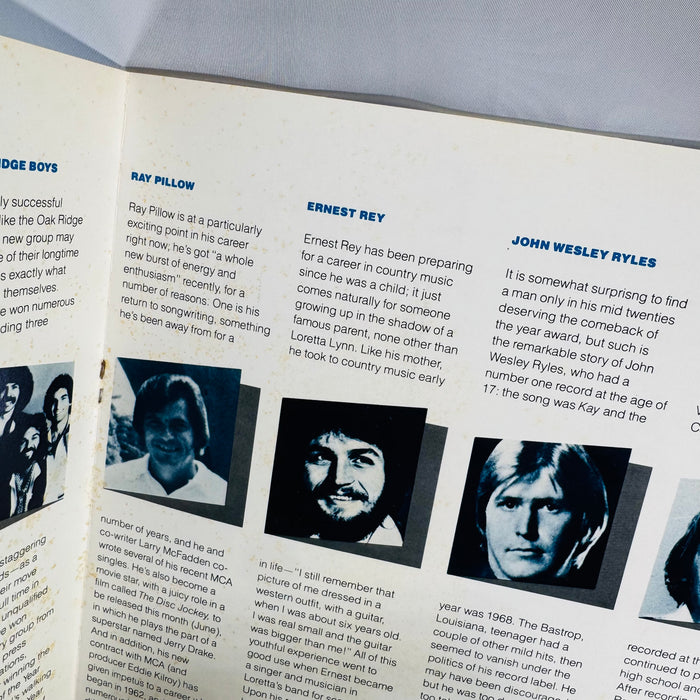 1979 Country Music Fan Fair Memorabilia Bundle MCA Records Fan Facts Booklet Nashville Souvenirs