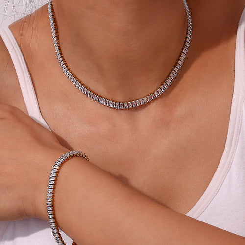 Radiance Luxe - Diamond Simulant Necklace