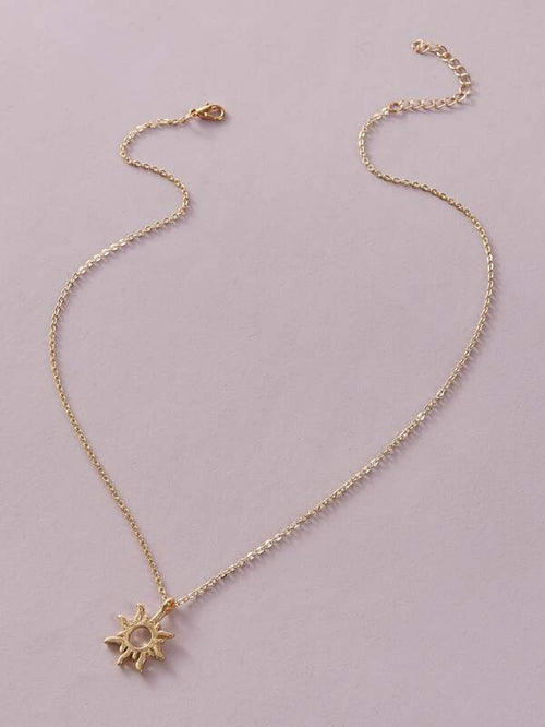 1pc Sun Charm Necklace for Women