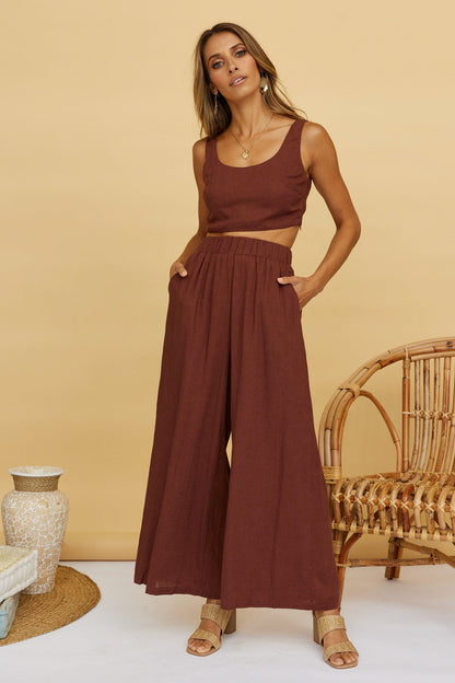 Sweet Horizon Pants Brown