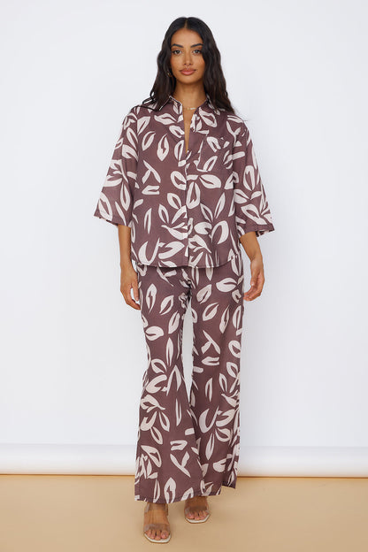 Midnight Enchantment Top Brown