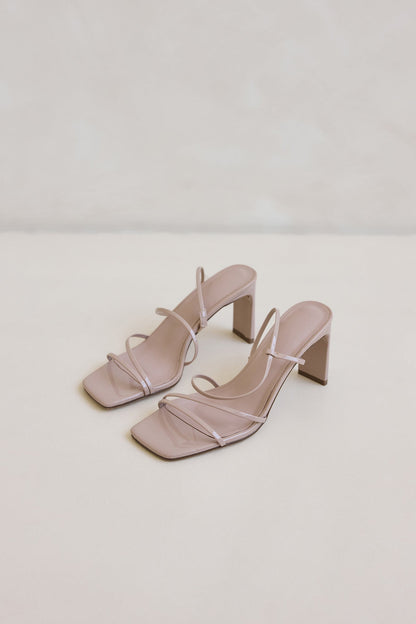 Gracelyn Heel Latte Patent