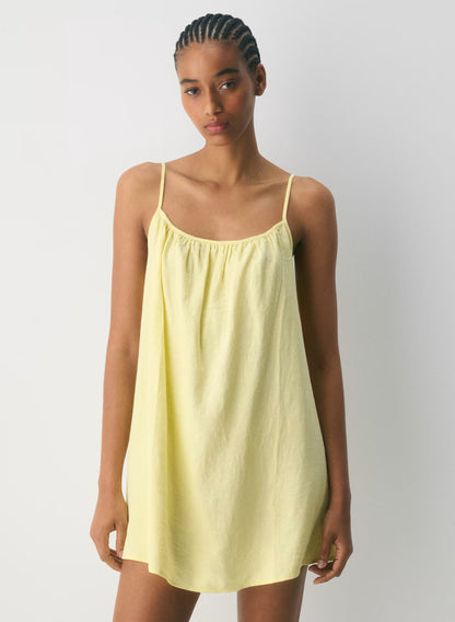 Wellbeing Linen Mini Dress