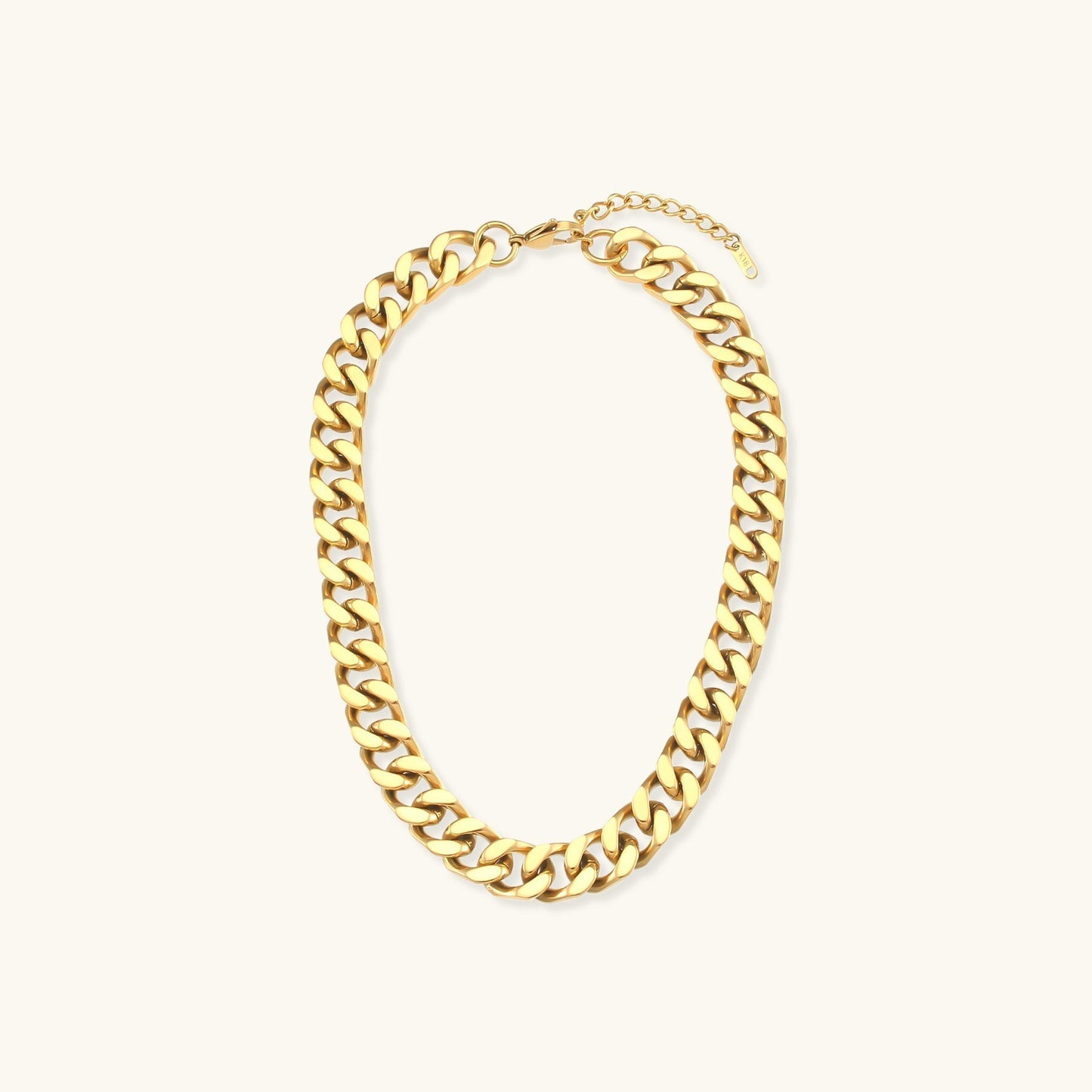Bold Essence - Chunky Gold Chain Necklace