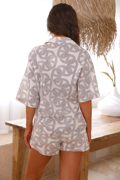 Abstract Thoughts Set Beige