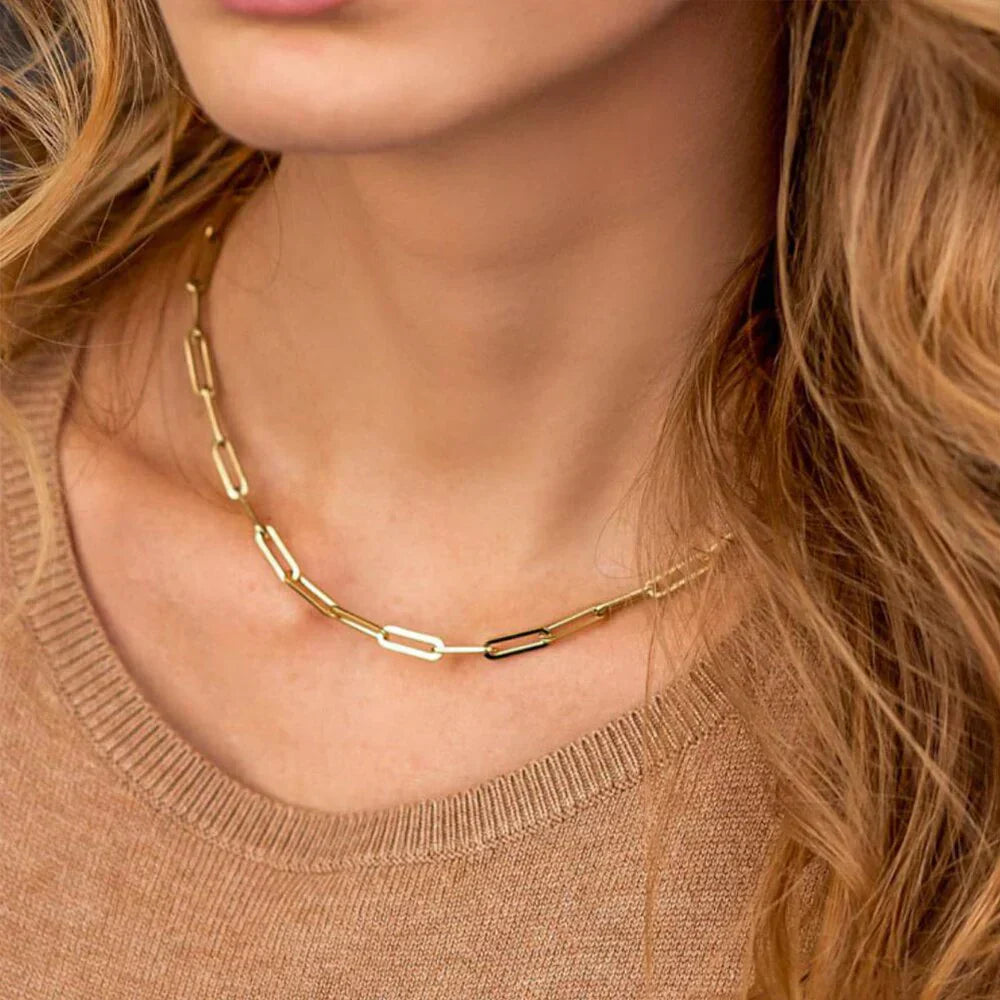 Luna Gold Chain Necklace