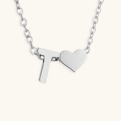 Heartfelt Initial - Gold Letter Necklace