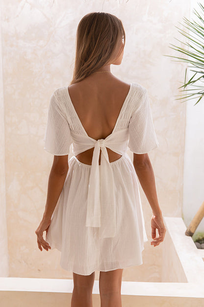 Days By The River Dress White