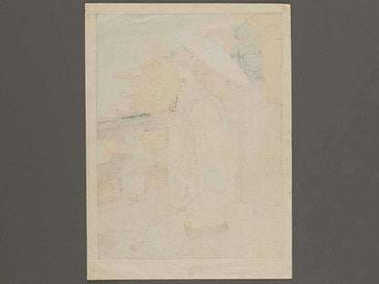 Aki kiyomizudera no koyo from the series Kyoto no shiki no maiko by Hasegawa Sadanobu III / BJ324-639