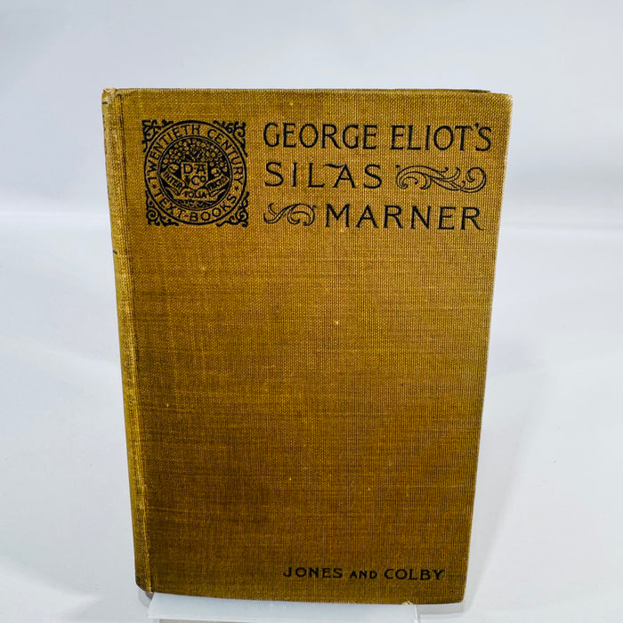Antique Silas Marner Book George Eliot 1901 Clothbound Literature Textbook