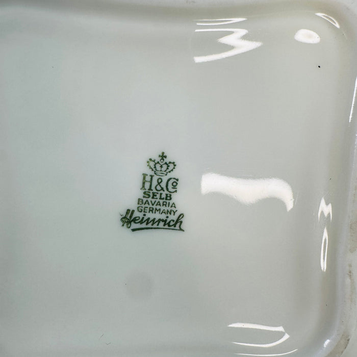 Asbach Uralt Ashtray Vintage German Porcelain Advertising Ashtray
