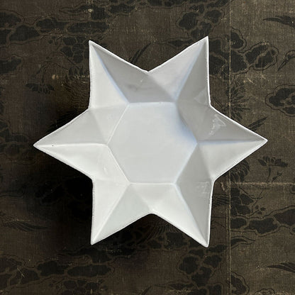 Astier de Villatte Etoile (Star) Bowl on Stand
