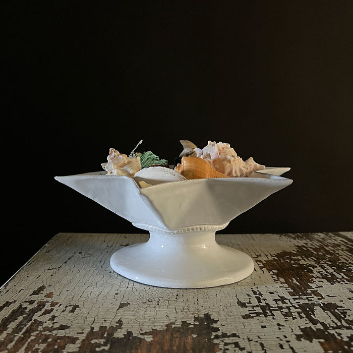 Astier de Villatte Etoile (Star) Bowl on Stand