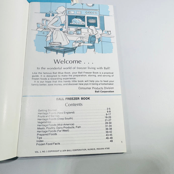 Ball Blue Book 1935 Canning Cookbook Lot with 1974 Ball Freezer Book and 1964 Food Freezing Facts