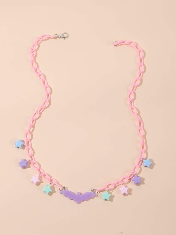 Bat Charm Necklace for Women