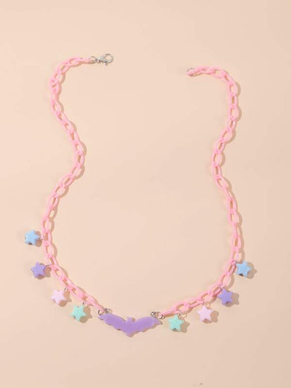 Bat Charm Necklace for Women