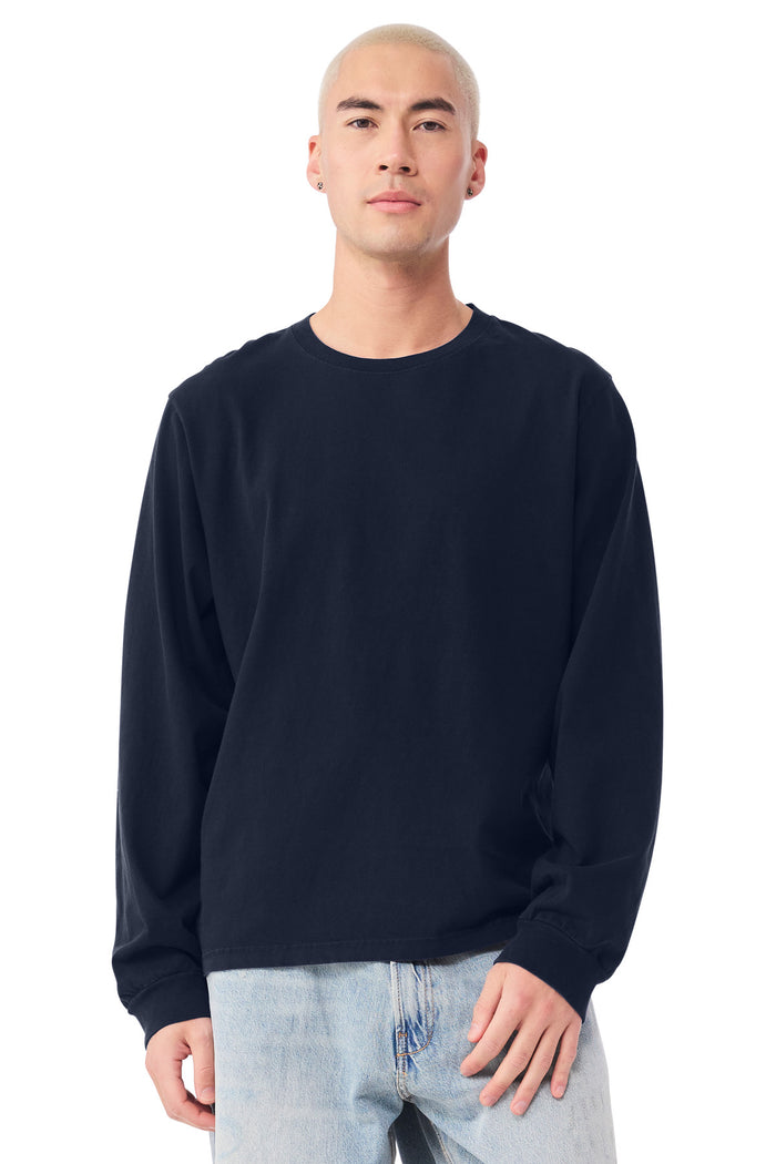 BELLA+CANVAS® Unisex Heavyweight Garment-Dyed Long Sleeve Tee BC4851GD