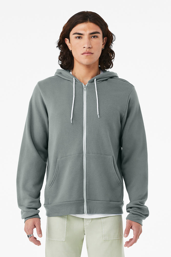 BELLA+CANVAS ® Unisex Sponge Fleece Full-Zip Hoodie. BC3739