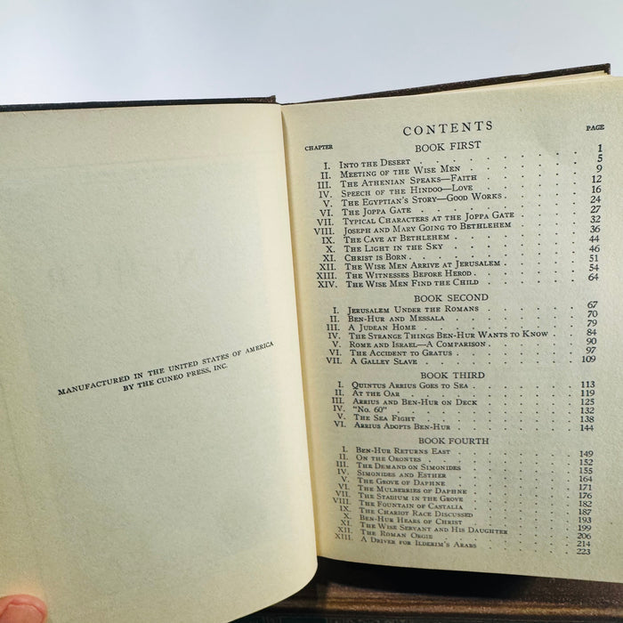 Ben-Hur and The Last of the Mohicans 1936 Spencer Press World's Greatest Literature Set of 2