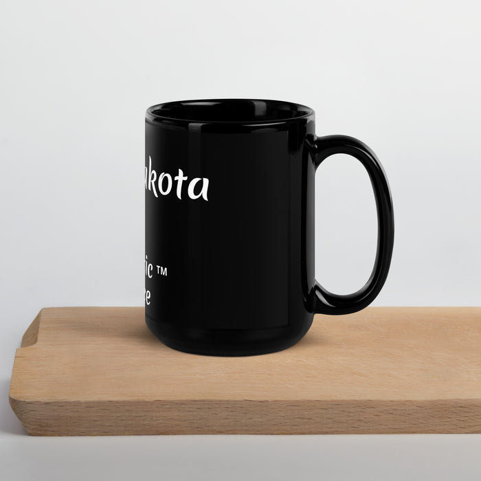 Black Glossy Mug - North Dakota
