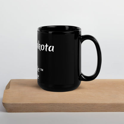 Black Glossy Mug - North Dakota