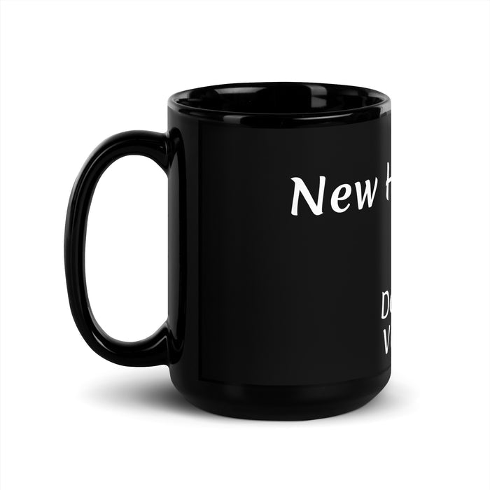 Black Glossy Mug
