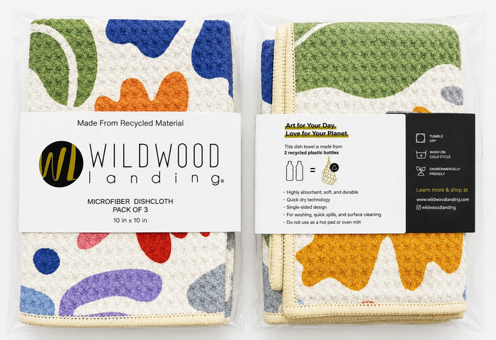 BLOSSOM MICROFIBER - DISH CLOTH