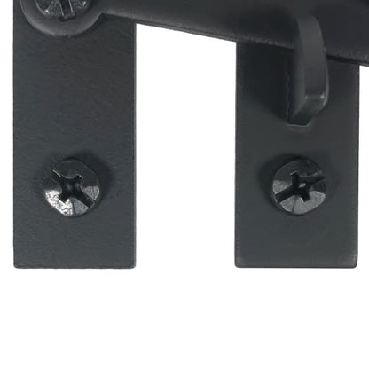 Cabinet Latches - Pig Tail Style - Matte Black Finish - Sold Individually