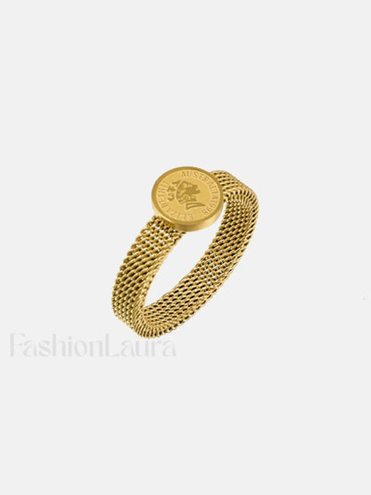 Coin Charming Decor Ring