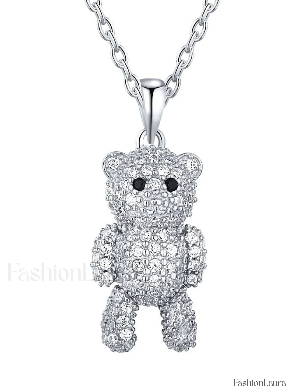 Crystal Bear Necklace