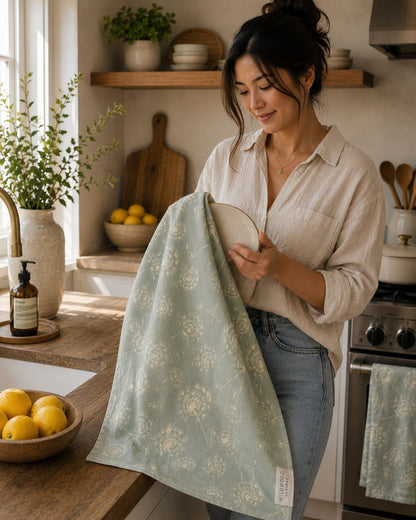 DANDELION DRIFT MICROFIBER - HAND TOWEL