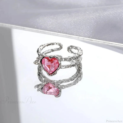 Dark Animal Butterfly Zircon Star Ring