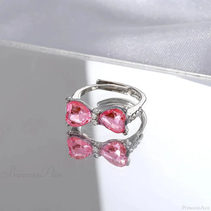 Dark Animal Butterfly Zircon Star Ring