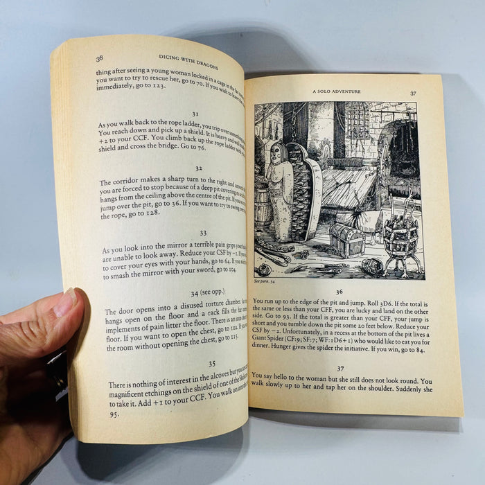 Dicing with Dragons Role-Playing Games Guide Book (1983) — Ian Livingstone | First Plume Printing, Fantasy Gaming Nonfiction
