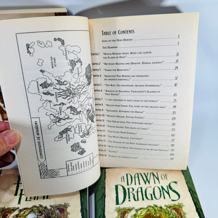 Dragonlance Chronicles Fantasy 6-Book Set — A Rumor of Dragons to A Dawn of Dragons (2003–2004) — Margaret Weis & Tracy Hickman | Young Adult Adaptation Series